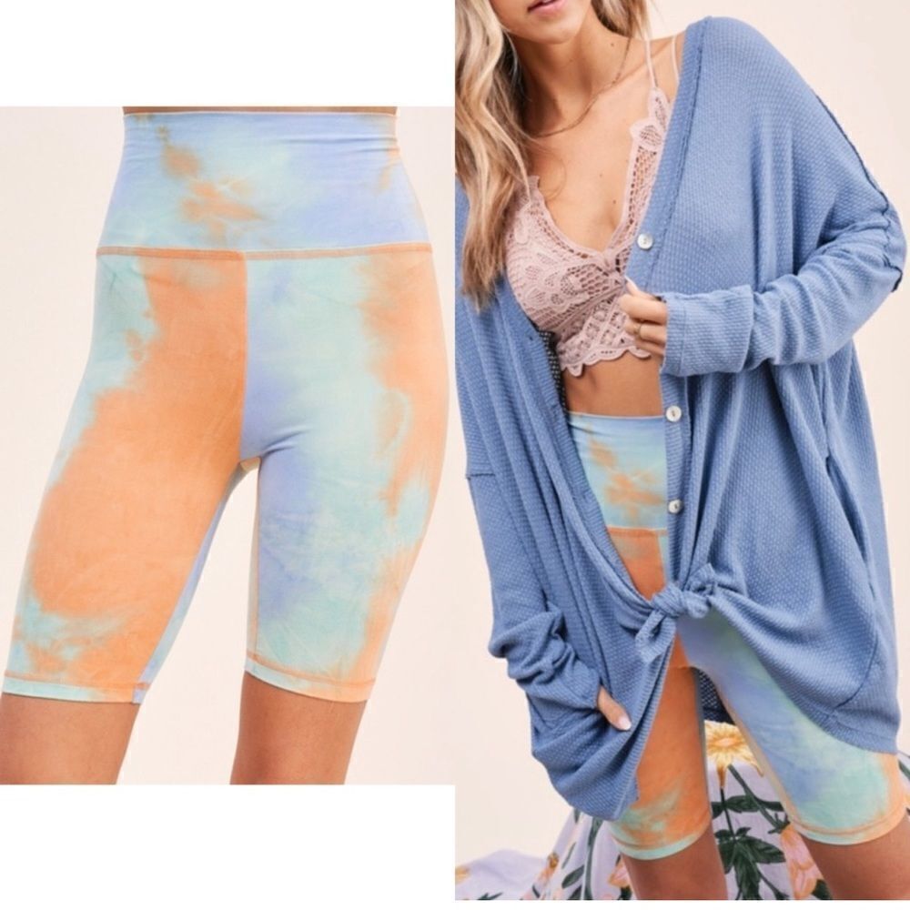 La Miel Tie Dye Biker Medium